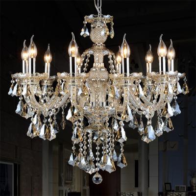 China Modern High End Crystal Prisms k9 Candle Baccarat Maria Theresa Chandeliers Luxury for sale