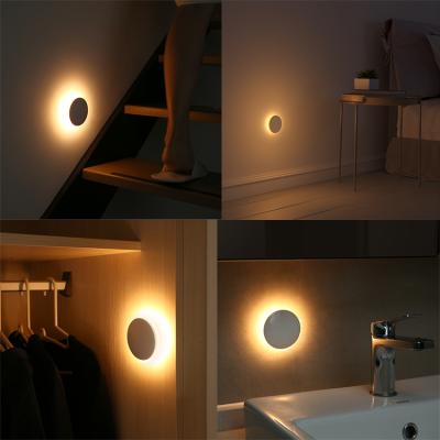 China Smart Eco-friendly Infrared Sensor Led Night Light Wardrobe Aisle Light Rechargeable Stairs Light for sale