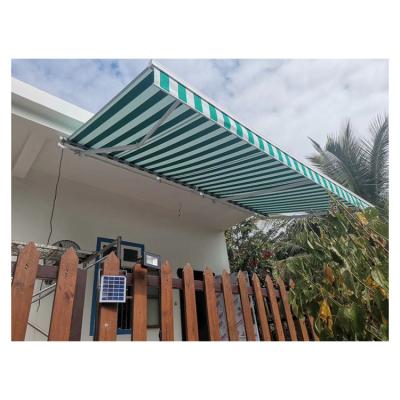 China Automatic Retractable Tent Aluminum Hardware Retractable Door Garden Factory Price Roof Patio Cover Outdoor Tent for sale