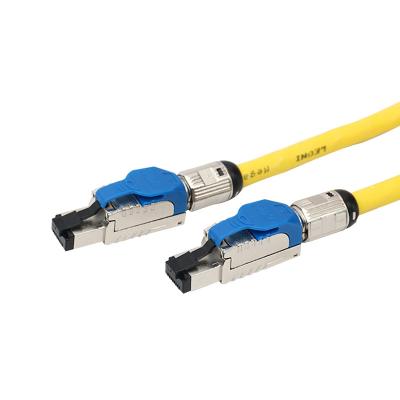 China Factory Price High Quality UL/ETL/DELTA Certified 26AWG Cat8 C8SSTP Patch Cord for sale