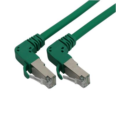 China EXW UL/ETL/DELTA High Quality Certified Cat6 Angled SSTP Patch Cord 6SSTP for sale