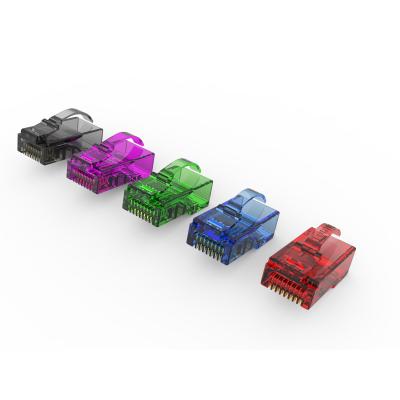 China Networking / Data Center EXW Cat6 Arched Unshielded RJ45 Connector Plug Free Sample for sale