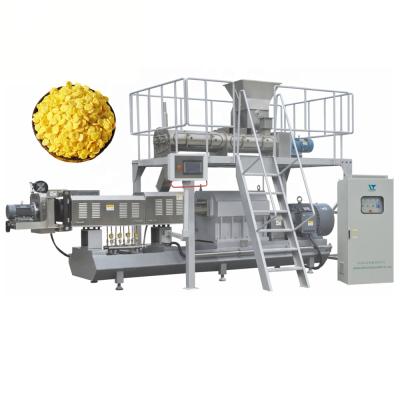 China Snack Machine Breakfast Cereal Oats Flake From Extruder Machine Plants for sale