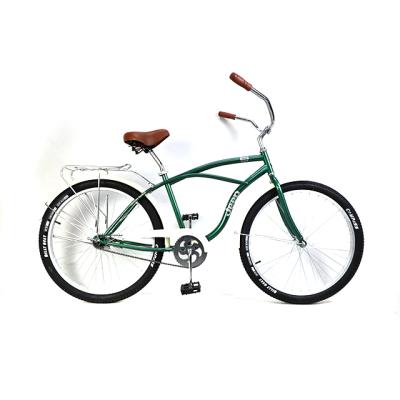 China cheap price 26 inch steel frame coaster hub cruiser bike beach bike for sale