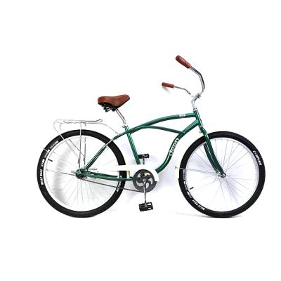 China Steel Single Speed ​​Coaster Brake Beach Cruiser Bike 26 Inch For Lady for sale