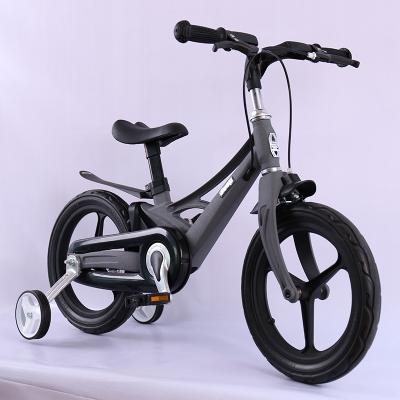 China Magnesium Alloy Girls Kids Bike 12 14 16 Inch Children's Beginner's Bicycle 3 to 8 Years Old with Training Wheels Basket Black Red for sale