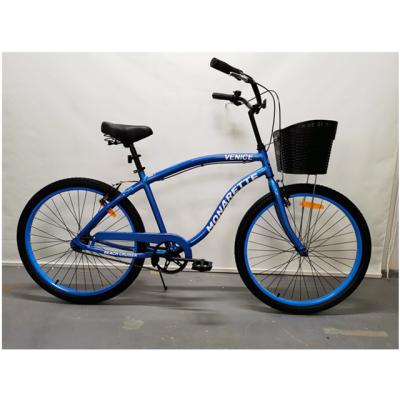 China 26 inch beach bike customized bicicleta beach cruiser bicycle steel wholesale cheap 26inch for sale