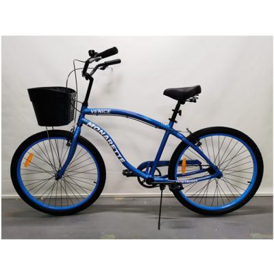 China Custom 6Inch Beach Bike Steel Bicycle Bicicleta 26 Inch Beach Cruiser Steel Bike for sale