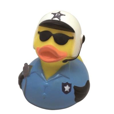 China Bath toy promotion rubber duck, funny bath toy duck, blue rubber duck for sale