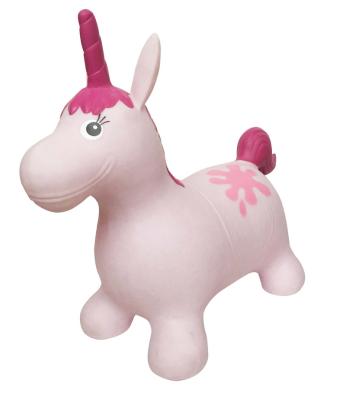 China Inflatable Toy Hot Sales Bouncing Jumping Teddy Rabbit Unicorn Horse Inflatable Jumping Animal Toys For Toddler Kids for sale