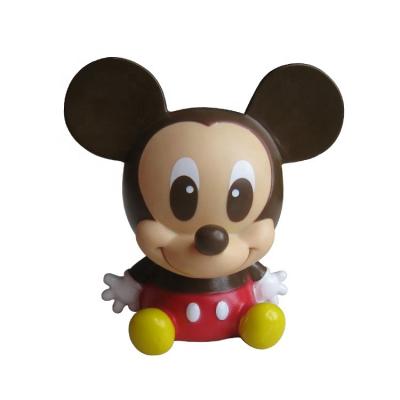 China PVC Plastic Piggy Bank Kitty Cat PVC OEM 3D Cartoon Figurines for tollders for sale