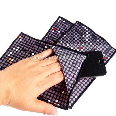 China Durable Composite Phone Microfiber Sewn Edge Fabric With Digital Printing for sale