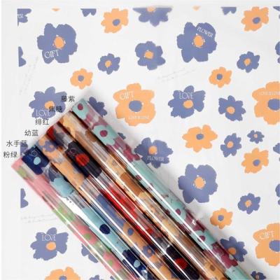 China Wholesale Waterproof Transparent Opp Membrane Flower Wrapping Paper Florist Bouquet Gift Wrapping Materials Flower Packaging for sale