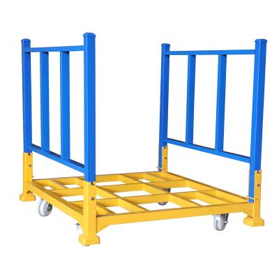 China Corrosion Protection Stacking Rack Detachable Metal Steel Powder Coated Corrosion Protection Stacking Truck Tyre Tire Storage Rack for sale