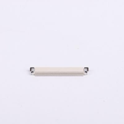 China Hot sale Polyimide/polyester FPC connector FFC cable connector PCB header smd wire to board horizontal wire connector bottom contact for sale