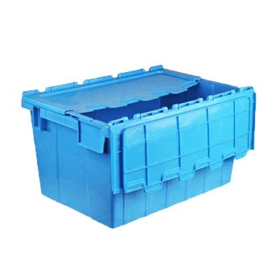 China High Quality Sustainable Movable Pe Box Container Plastic Organizer Box With Lids for sale