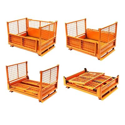 China Q235 Plastic Box Pallet Foldable Metal Box Pallet for sale