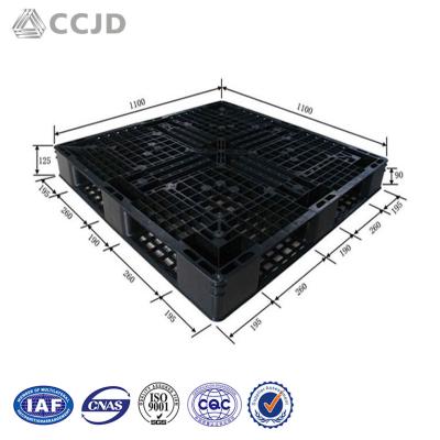 China Cross Type Corrosion Protection 1400*1200*150MM Hygienic Grate Plastic Pallet for sale