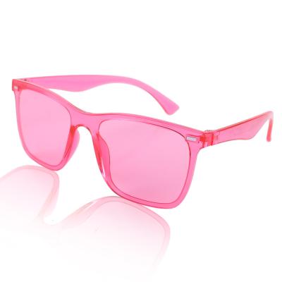 China Sport Sunglasses Oversized pick color Square Sunglasses Women Brand Designer Big Frame Anti Reflective Sun Glasses Female Eyewear for sale