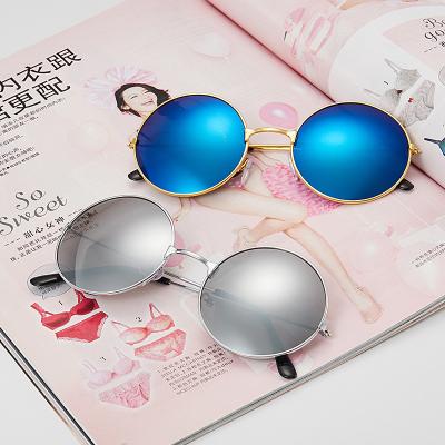 China Fashion Sunglasses 2021 newest fashion oval colorful trendy round sunglasses women men eyewear shade vintage sun glasses wholesale custom goggles for sale