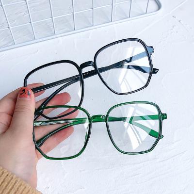 China Retro Newest polygon frame celebrity anti blue light myopia optical frame wholesale women eyewear men eyeglasses design eye glasses for sale