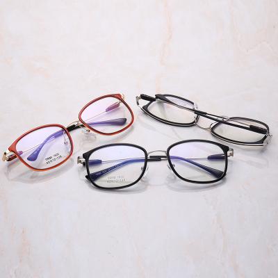 China Retro TR90 retro fashion metal students trendy optical frame river wholesale women eyewear men eyeglasses design eye glasses for sale