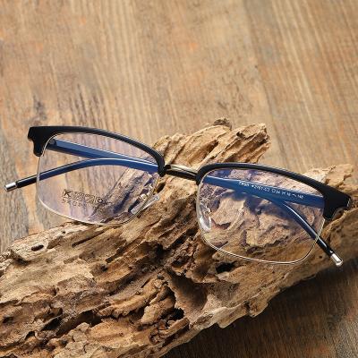 China Fashion Metal simplicity business retro anti blue light myopia optical frame women eyewear men eyeglasses design eye glasses for sale