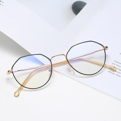 China Retro Anti blue light trendy myopia metal optical frame river wholesale women eyewear men eyeglasses design eye glasses for sale