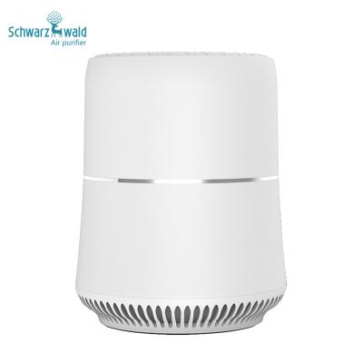 China WIFI Function Smart Dust Sensor Activated Carbon HEPA Filter WIFI Control Portable Desktop Air Purifier for sale