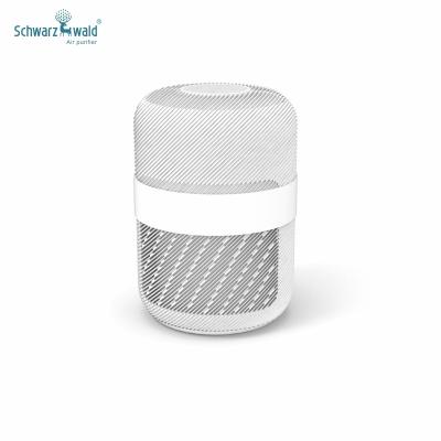 China Commercial desktop hepa activated carbon filter air purifier with child lock for sale