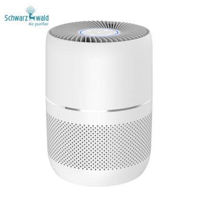 China WIFI Function Four Lights Dust Desktop HEPA Sensor Filter Air Purifier with Anion Function for sale