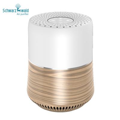 China WIFI Function WIFI Control Activated Carbon HEPA Filter Dust Sensor Desktop Air Purifier for sale