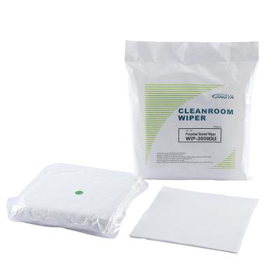 China Polyester esd wipes screen wiper cleanroom wiper 100% polyester for sale