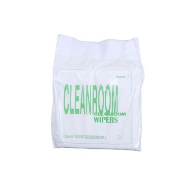 China Sustainable laser cut custom made multi purpose cleanroom wiper 1009sle car cloth cleaning for sale