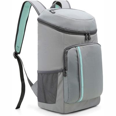 China Waterproof Zipper Food Delivery Cooler Bag Insulated Leakpoof Ice Beer Hiking Picnic Cooler Backpack for sale