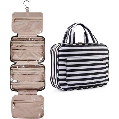 China OEM Waterproof Custom Toiletries Organizer Travel Shower Travel Cosmetic Bags Hanging Kit Travel Toiletry Bag for sale