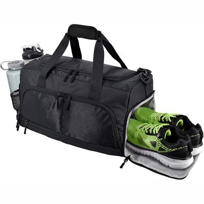 China Wholesale Waterproof Wet and Dry Divider Travel Duffel Bag Gym Nylon Waterproof Tote Bag Sports Swimming Gym Bag for sale