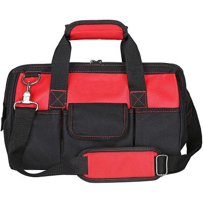 China Multifuction Portable Tool Bags Ziptop Open Mouth Storage Tool Bag Base Tool Bag High Quality Wide Hard Wear Resistant Waterproof Tool Organizer Bag for sale