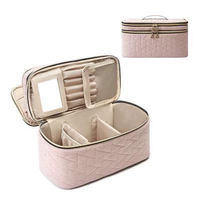 China Hot Selling Waterproof Makeup Brushes Bag Portable Beauty Professional Make Up Case Travel Cosmetic Bag Organizer for sale