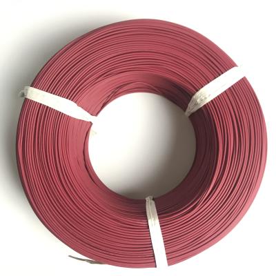 China UL3173 Color 125 Degree C 600V 24AWG Overhead Red Single Conductor Bare Copper Electrical Wire for sale