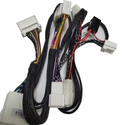 China Automotive 3pin 4pin 8pin 12 14 16 18 24 30 10 Pin Connectors Tyco Female Auto Connector Wire Harness for sale