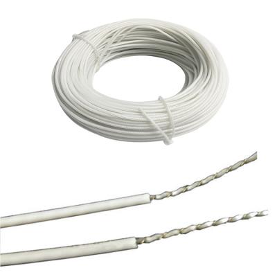 China High Temperature Resistance Wrapping By Alloy Fiber PVC Copper Insulation + Nickel Carbon Roll Heating Wire for sale