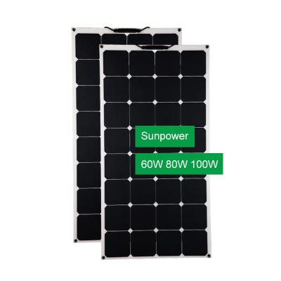 China Colorful Competitive Price Customized Ransu 100w Solar Panels Panel System For Home Solarpanel Sollar Panel 1050*540*3mm for sale