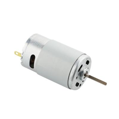 China 7.4V 12V Totally Enclosed High Speed ​​Permanent Magnet Dshaft Brushed DC Motor rs-390 rs-395sa for Hair Dryer & Blender & Hand Sweeper for sale