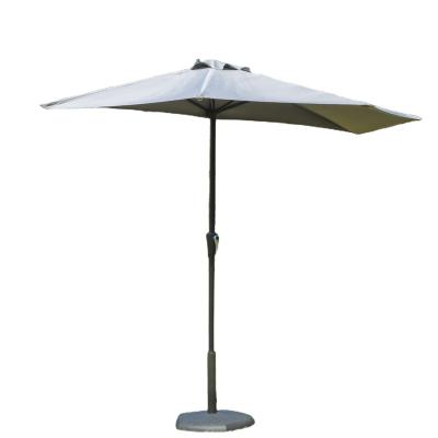 China Hot Sale Modern Half Round Patio Umbrella, Outdoor Garden Deck Balcony Shade 5K Rib Umbrella Outdoor Garden Parasol Patio Umbrellas for sale