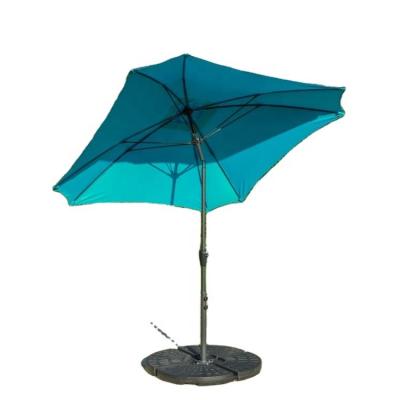 China 3M Patio Umbrella Market Modern Wholesale Table Iron Umbrella Outdoor Pool Garden Parasol for sale