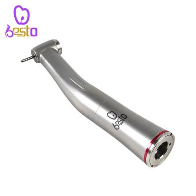 China Metal Best Dental high speed  Handpiece 1:5 Increasing Contra Angle Dentist Handpiece electric motor handpiece  red ring dental tip for sale