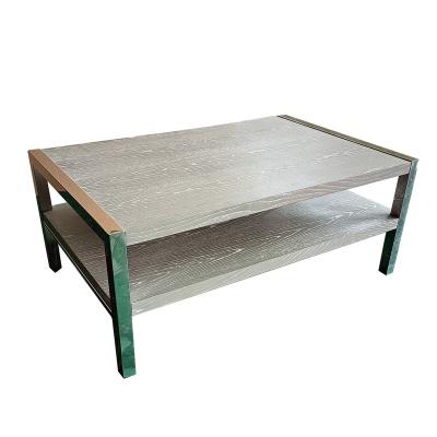 China Chinese Style square coffee table Chrome stainless steel leg modern design coffee table for sale