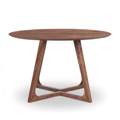 China Living Room Wooden Coffee Table Simple Round Design Side Table for Sale for sale