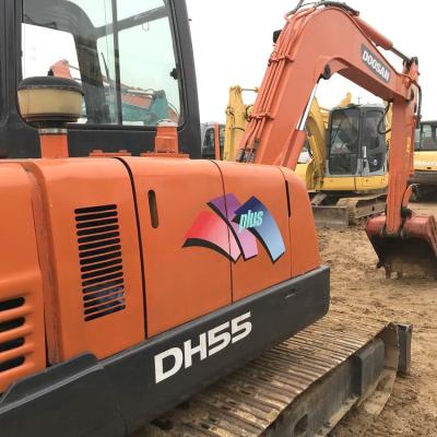 China Originally Doosan Excavator DH55 Cheap Excavator 5 tons Used Doosan Excavators for sale